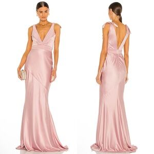 Zhivago Beloved Maxi Gown In Blush Pink